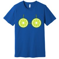 Lime Bra Costume Cute Easy Fruit Halloween Gift Premium T-Shirt