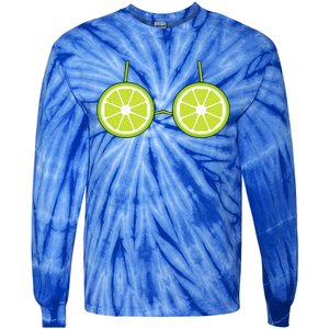 Lime Bra Costume Cute Easy Fruit Halloween Gift Tie-Dye Long Sleeve Shirt