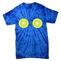 Lime Bra Costume Cute Easy Fruit Halloween Gift Tie-Dye T-Shirt