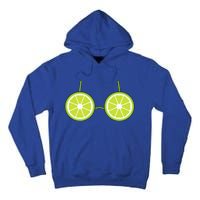 Lime Bra Costume Cute Easy Fruit Halloween Gift Tall Hoodie