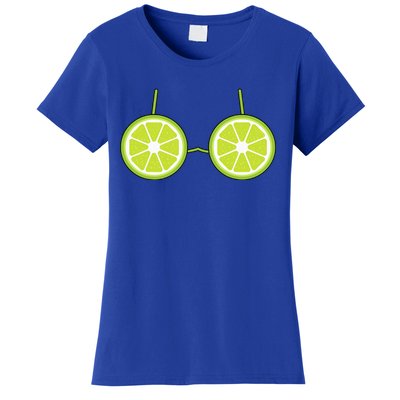 Lime Bra Costume Cute Easy Fruit Halloween Gift Women's T-Shirt