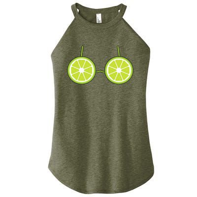 Lime Bra Costume Cute Easy Fruit Halloween Gift Women's Perfect Tri Rocker Tank