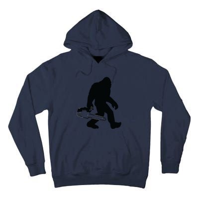 Lumberjack Bigfoot Chainsaw Sasquatch Logger Funny Tall Hoodie