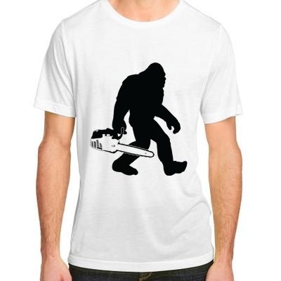 Lumberjack Bigfoot Chainsaw Sasquatch Logger Funny Adult ChromaSoft Performance T-Shirt