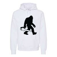 Lumberjack Bigfoot Chainsaw Sasquatch Logger Funny Premium Hoodie