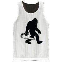 Lumberjack Bigfoot Chainsaw Sasquatch Logger Funny Mesh Reversible Basketball Jersey Tank