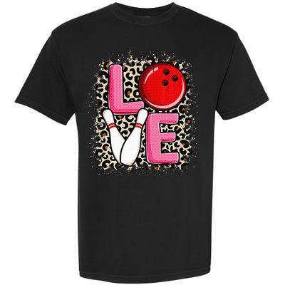 Love Bowling Cute Bowling Women Bowler Garment-Dyed Heavyweight T-Shirt