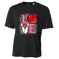 Love Bowling Cute Bowling Women Bowler Cooling Performance Crew T-Shirt