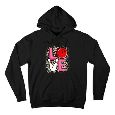 Love Bowling Cute Bowling Women Bowler Hoodie