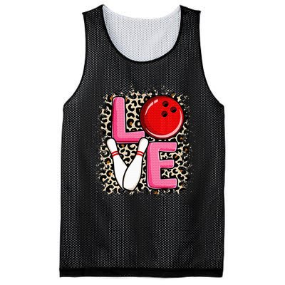 Love Bowling Cute Bowling Women Bowler Mesh Reversible Basketball Jersey Tank