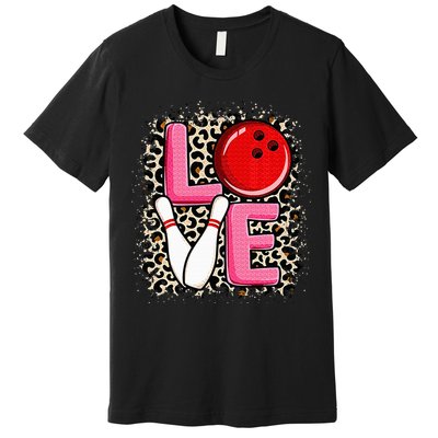 Love Bowling Cute Bowling Women Bowler Premium T-Shirt