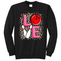 Love Bowling Cute Bowling Women Bowler Tall Sweatshirt