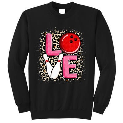 Love Bowling Cute Bowling Women Bowler Tall Sweatshirt