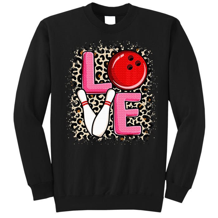 Love Bowling Cute Bowling Women Bowler Tall Sweatshirt