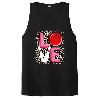 Love Bowling Cute Bowling Women Bowler PosiCharge Competitor Tank