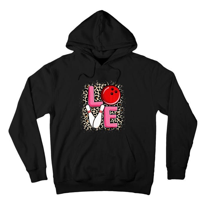 Love Bowling Cute Bowling Women Bowler Tall Hoodie