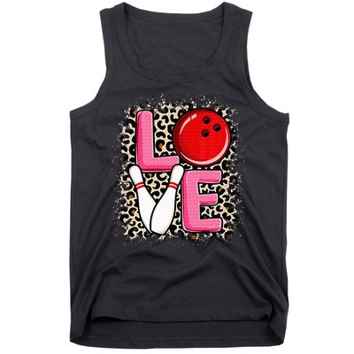 Love Bowling Cute Bowling Women Bowler Tank Top