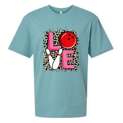 Love Bowling Cute Bowling Women Bowler Sueded Cloud Jersey T-Shirt