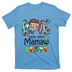 Love Being Called Mamaw Santa Claus Funny Christmas Gift T-Shirt