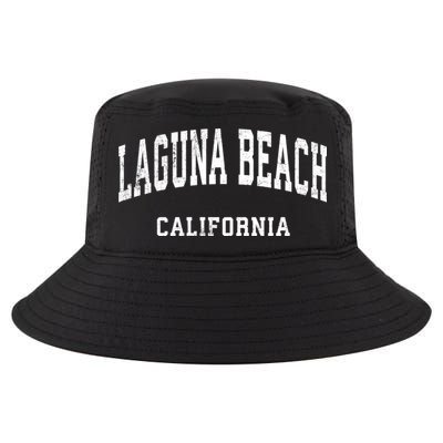 Laguna Beach California Ca Vintage Athletic Sports Design Cool Comfort Performance Bucket Hat