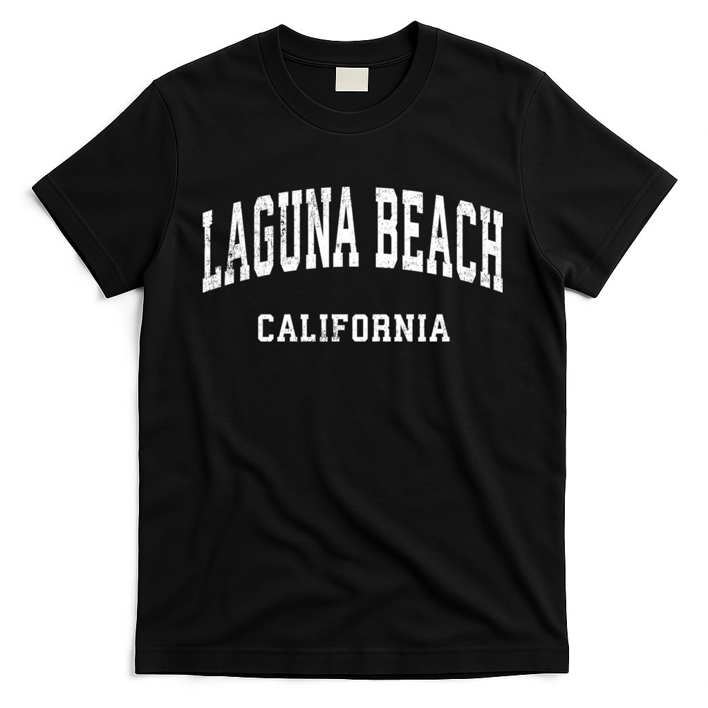 Laguna Beach California Ca Vintage Athletic Sports Design T-Shirt