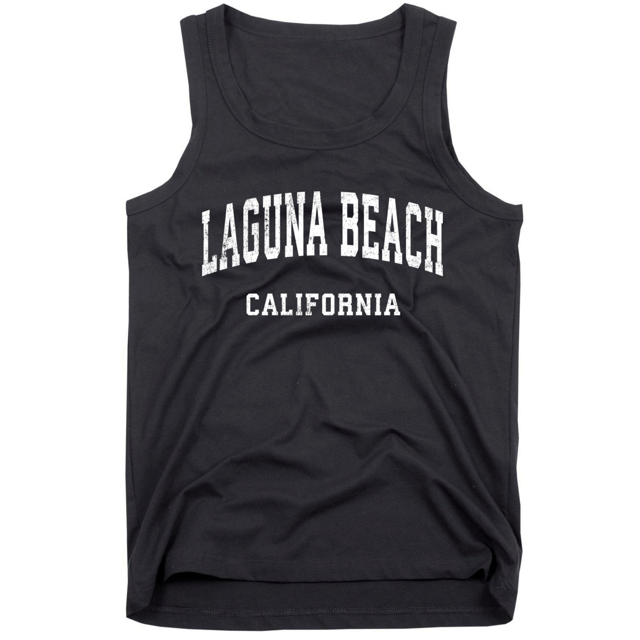 Laguna Beach California Ca Vintage Athletic Sports Design Tank Top