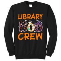 Library Boo Crew Book Lovers Funny Halloween Library Ghost Sweatshirt