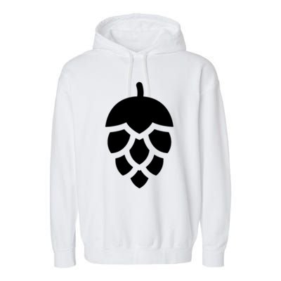 Local Beer Craft Beer Hops Brewing Great Gift Garment-Dyed Fleece Hoodie