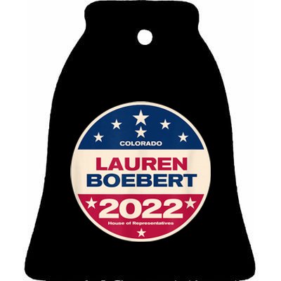 Lauren Boebert Colorado House Election Ceramic Bell Ornament