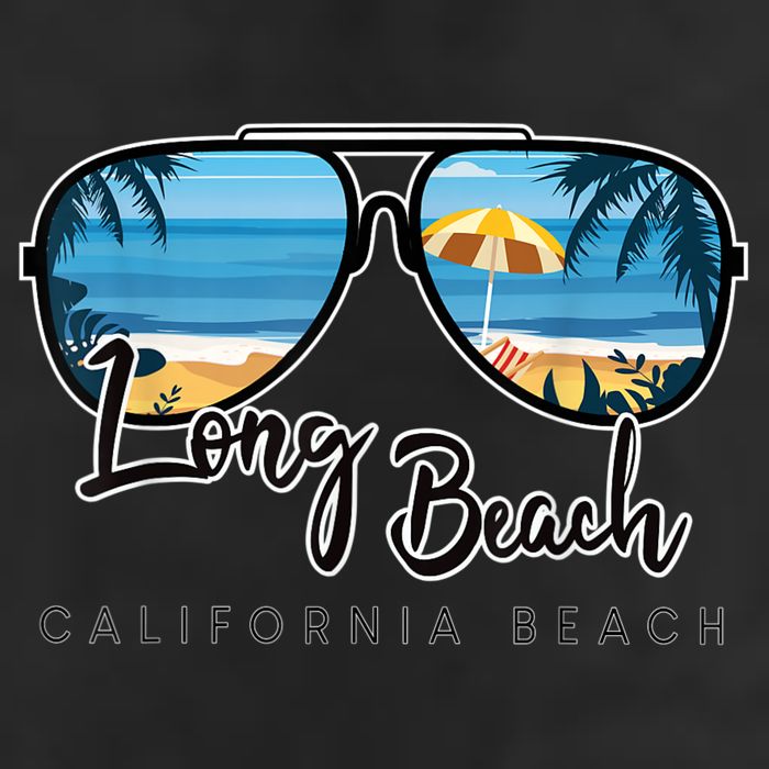 Long Beach California Palm Tree Sunglasses Souvenir Adult Drive Performance Visor