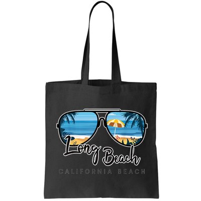 Long Beach California Palm Tree Sunglasses Souvenir Bag