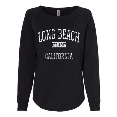 Long Beach California Ca Vintage Womens California Wash Sweatshirt