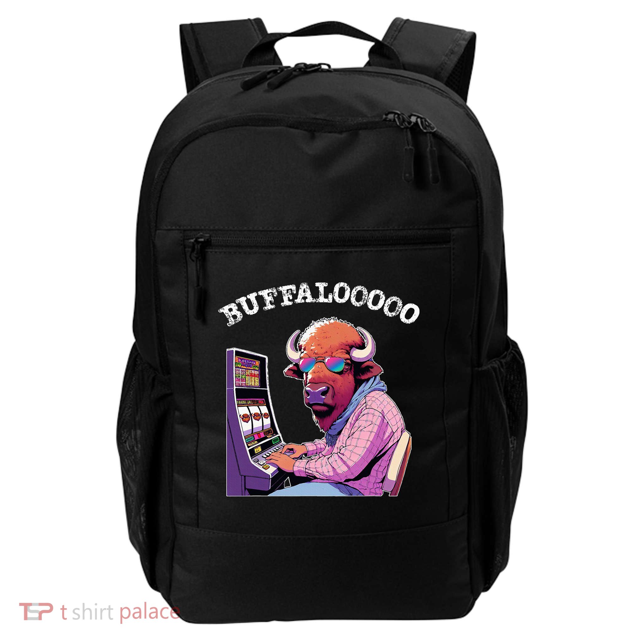 Lucky Buffalo Casino Slot Machine Buffalooooo Gambling Backpack