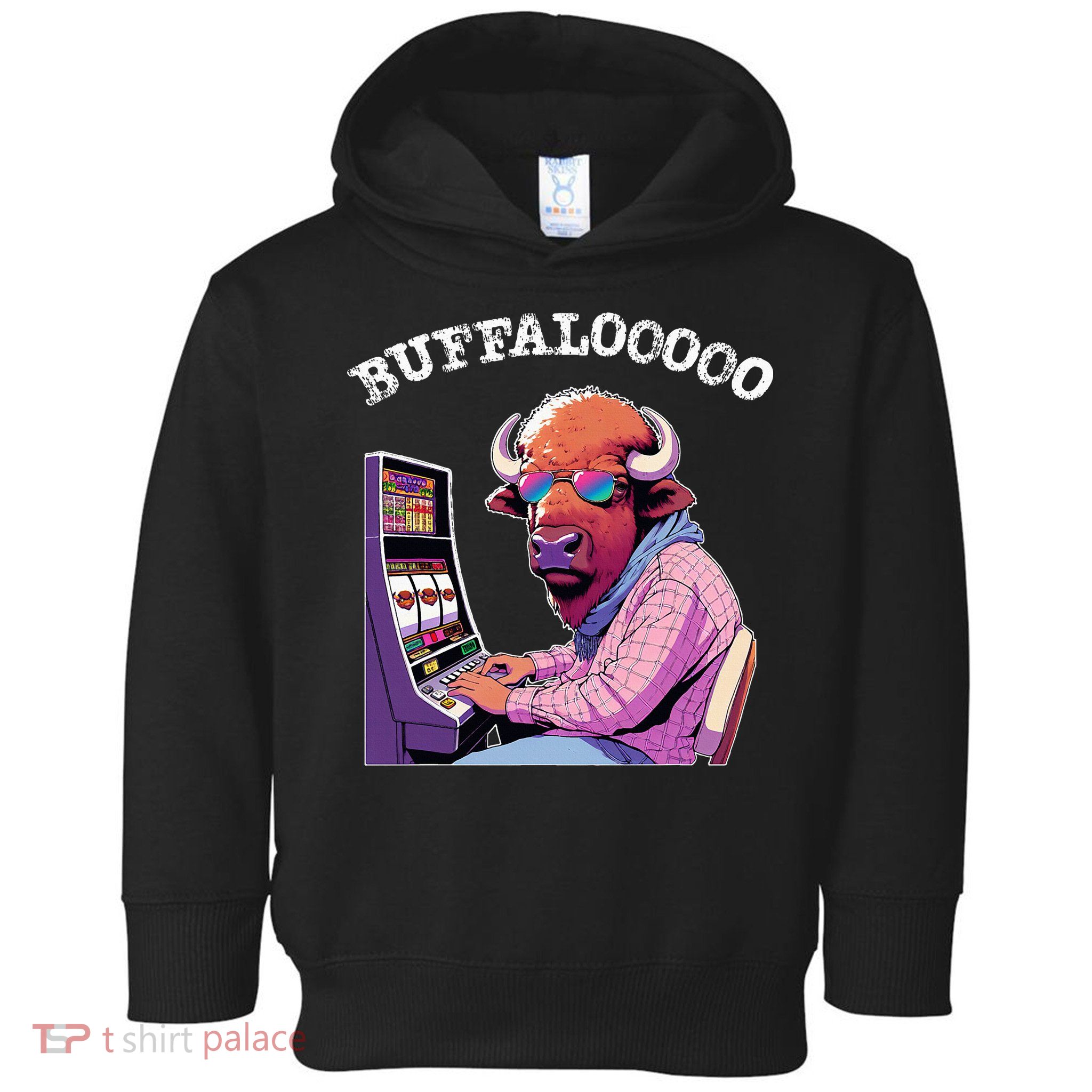 Lucky Buffalo Casino Slot Machine Buffalooooo Gambling Toddler Hoodie