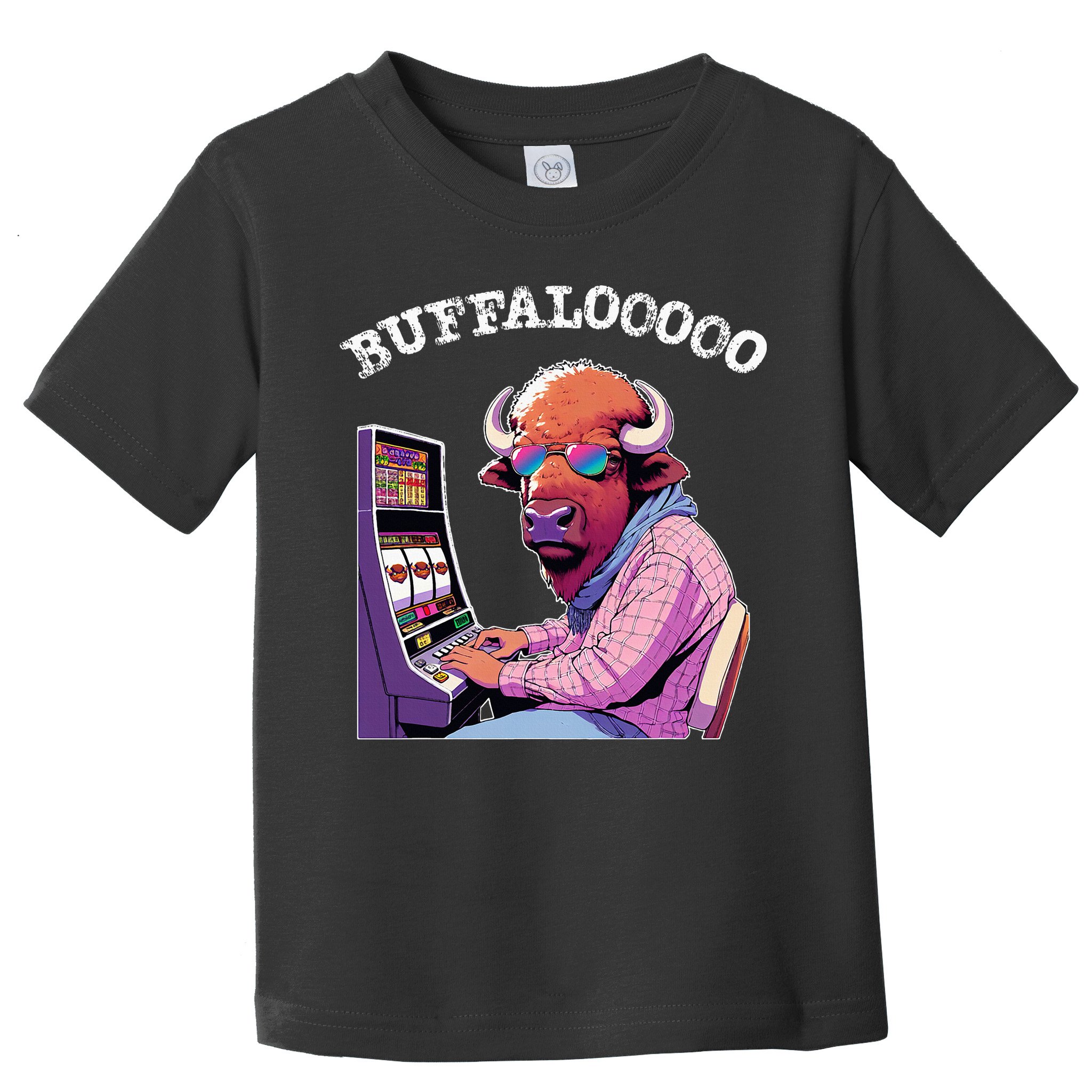 Lucky Buffalo Casino Slot Machine Buffalooooo Gambling Toddler T-Shirt