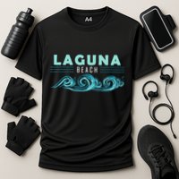 Laguna Beach California Souvenir Cooling Performance Crew T-Shirt