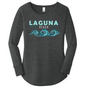 Laguna Beach California Souvenir Women's Perfect Tri Tunic Long Sleeve Shirt