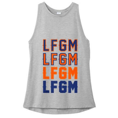LFGM Baseball Catchers Pitchers LFGM Ladies PosiCharge Tri-Blend Wicking Tank