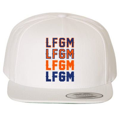 LFGM Baseball Catchers Pitchers LFGM Wool Snapback Cap