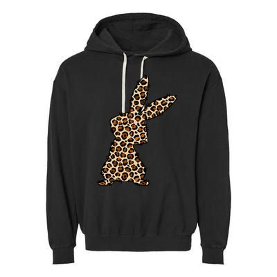 Leopard Bunny Cute Gift Garment-Dyed Fleece Hoodie