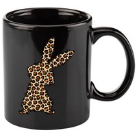 Leopard Bunny Cute Gift 11oz C Handle Ceramic Mug
