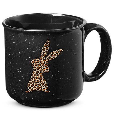 Leopard Bunny Cute Gift 15oz Campfire Ceramic Mug