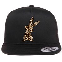 Leopard Bunny Cute Gift Flatbill Hat