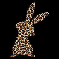 Leopard Bunny Cute Gift Flatbill Hat
