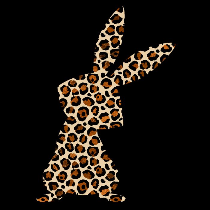 Leopard Bunny Cute Gift Flatbill Hat