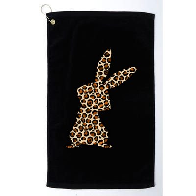 Leopard Bunny Cute Gift Platinum Collection Golf Towel