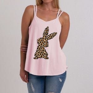 Leopard Bunny Cute Gift Women's Strappy Tank