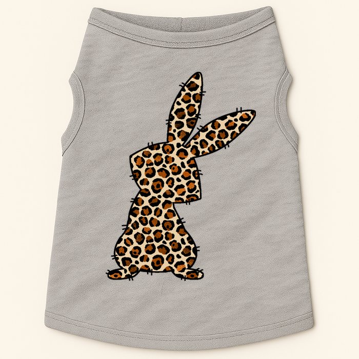 Leopard Bunny Cute Gift Doggie Tank