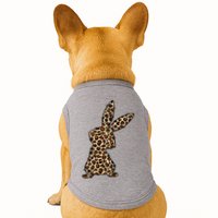 Leopard Bunny Cute Gift Doggie Tank