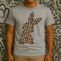 Leopard Bunny Cute Gift T-Shirt